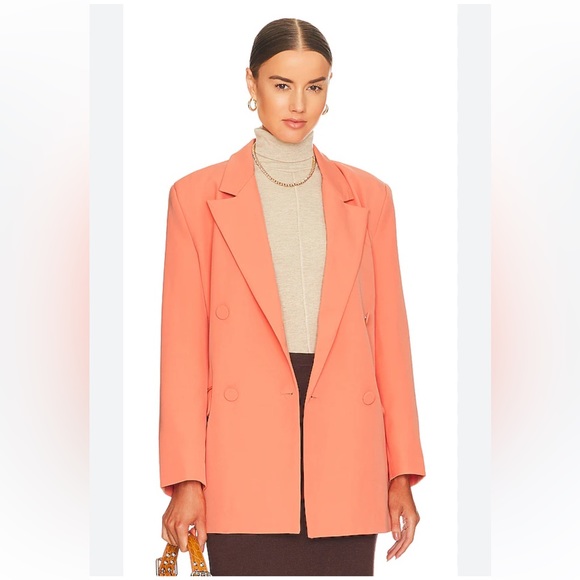 NWT Bardot SET Orange Fizz Oversized Blazer & Athena Mini Skirt Set M & S - Picture 5 of 12